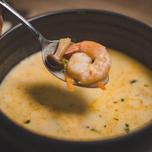 Bobó de camarão delicioso e tradicional