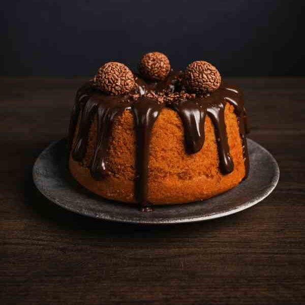 Bolo de cenoura fofinho com recheio de chocolate